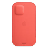 iPhone 12 Pro Max Leather Sleeve with MagSafe - Pink Citrus My Outlet Store