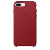Apple iPhone 7 Plus & 8 Plus Leather Case Cover RED My Outlet Store