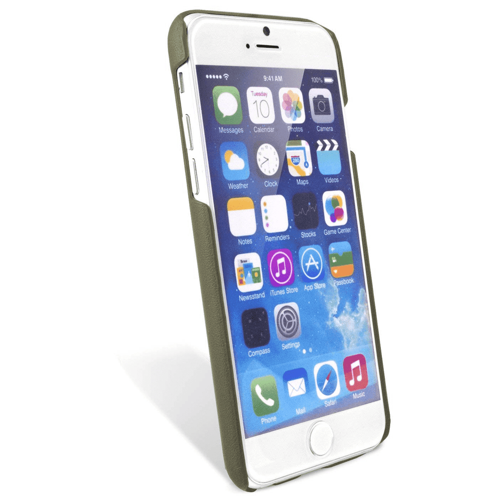 Moleskine Apple iPhone SE 2020/8/7 Thin Stylish Hard Shell Case Khaki Green My Outlet Store