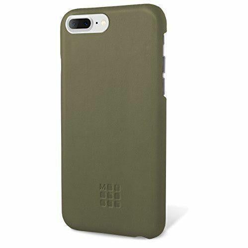 Moleskine PU Leather Hard Case for iPhone SE 2020/8/7/8 Plus/7 Plus Khaki Green My Outlet Store