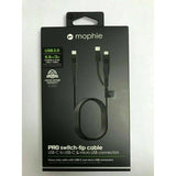 Mophie USB-C 2.0 Pro Switch Tip Cable 2 Meter Black Rugged for Macbook Pro My Outlet Store