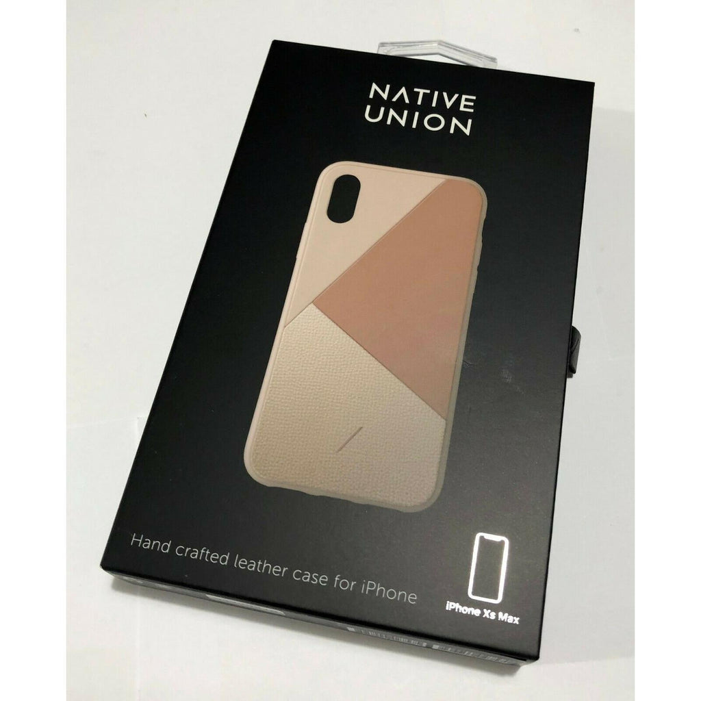 NATIVE UNION Marquetry Luxury Back Case Cover APPLE iPhone Xs Max Black/Rose My Outlet Store