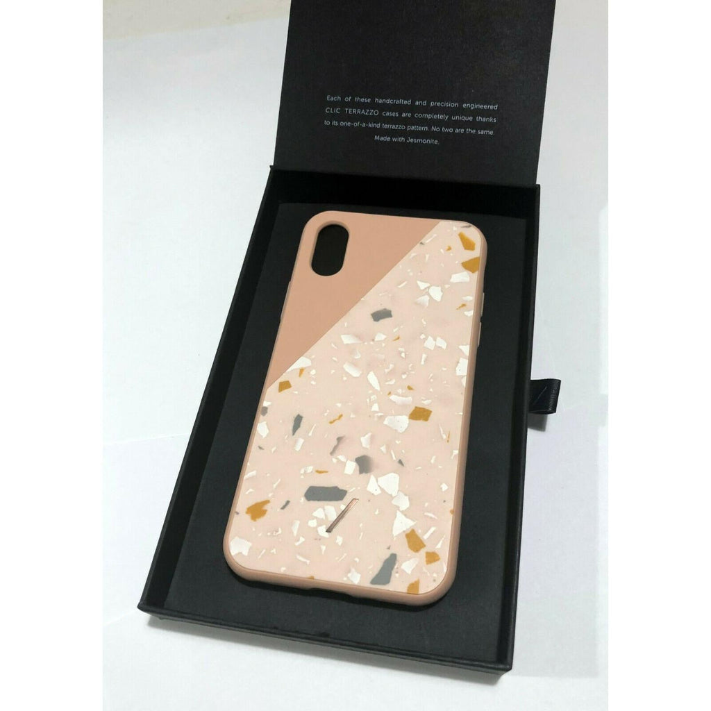 Native Union CLIC Terrazzo Luxury Hand-Crafted Case Cover for iPhone X/Xs/Max My Outlet Store