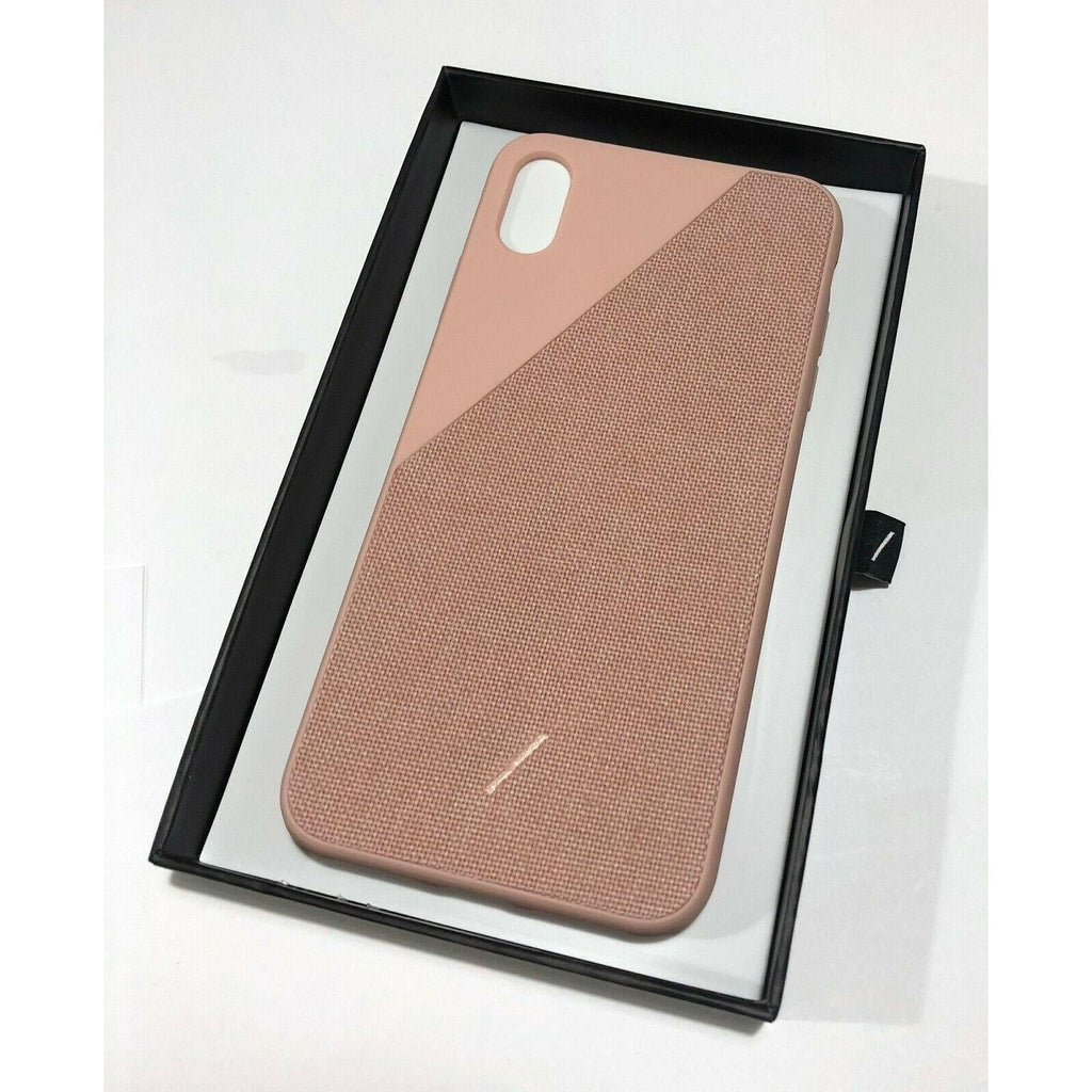 Native Union Clic Luxury Canvas Case Cover for iPhone X/Xs/Max Case – Rose/Navy My Outlet Store