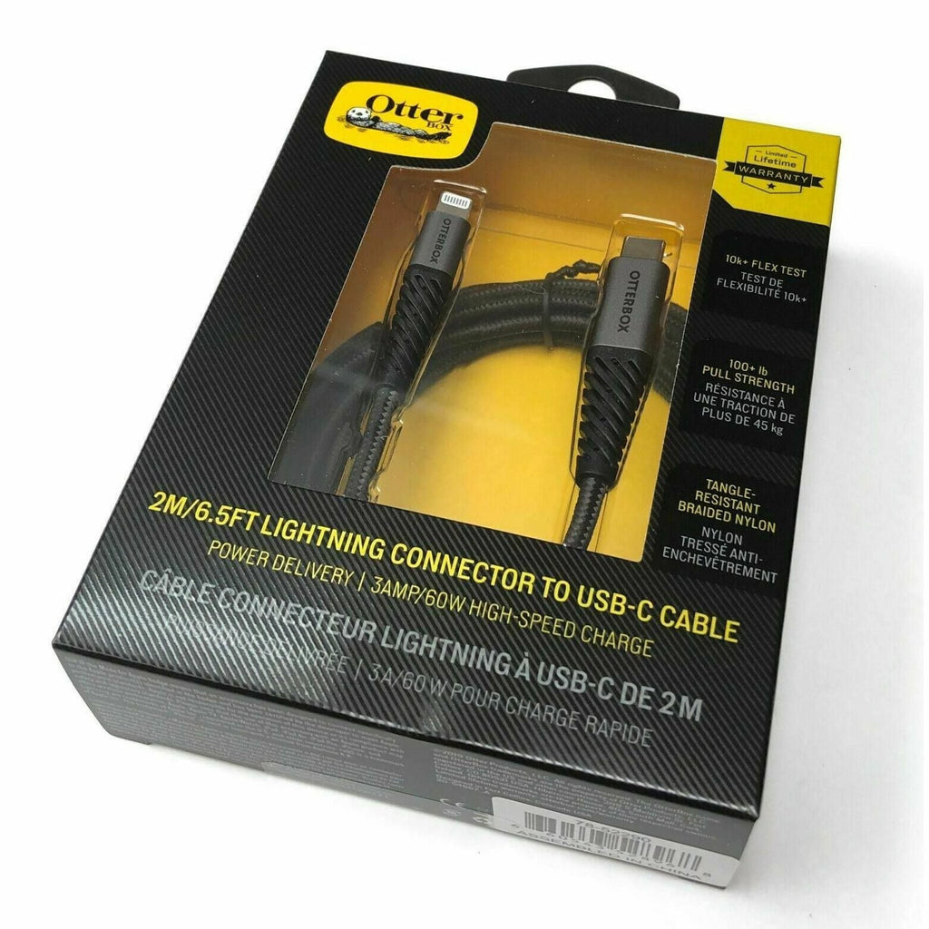 OTTERBOX Rugged Strong USB-C to Lightning Cable for Apple iPhone/iPad 1m/2m My Outlet Store
