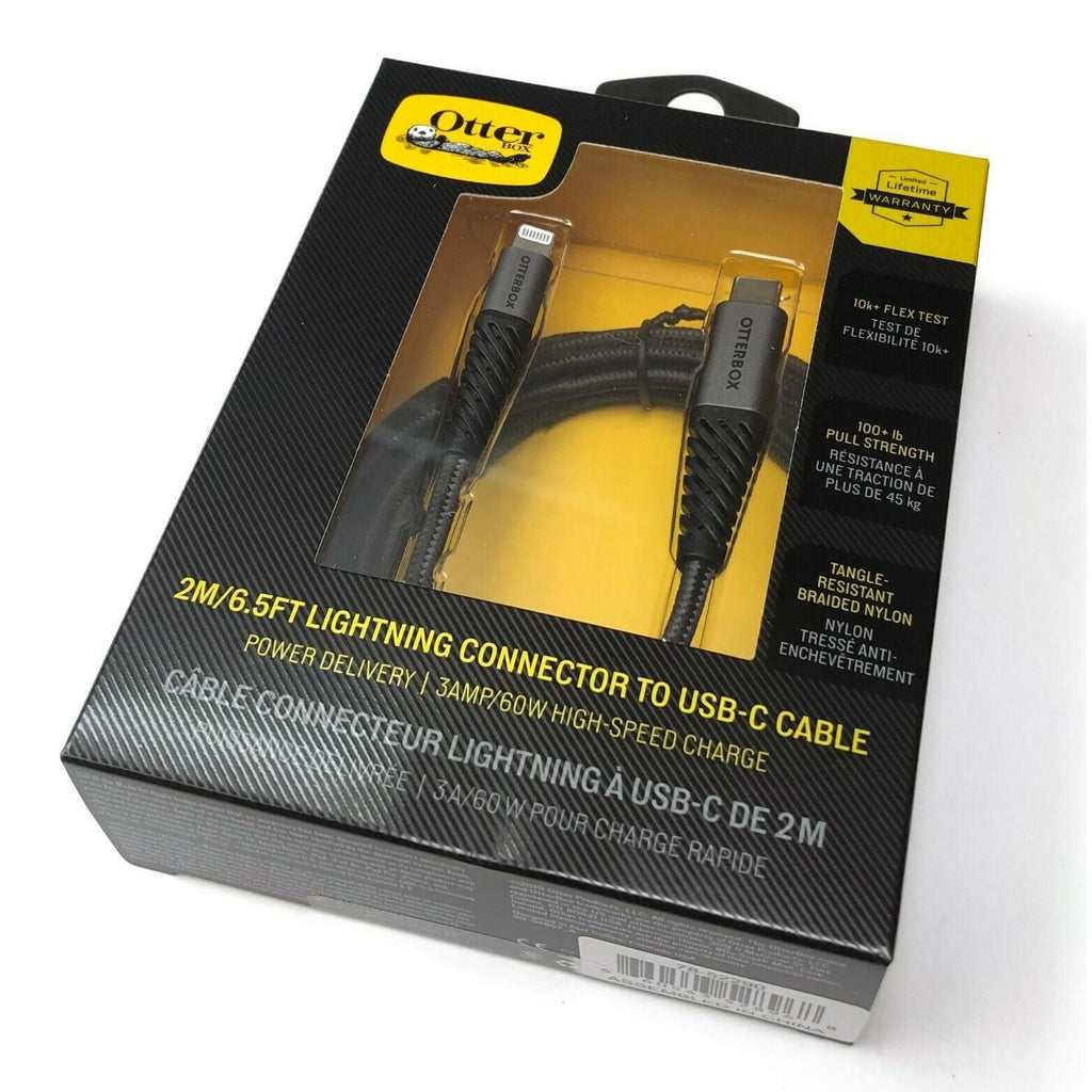 OTTERBOX Rugged Strong USB-C to Lightning Cable for Apple iPhone/iPad 1m/2m My Outlet Store