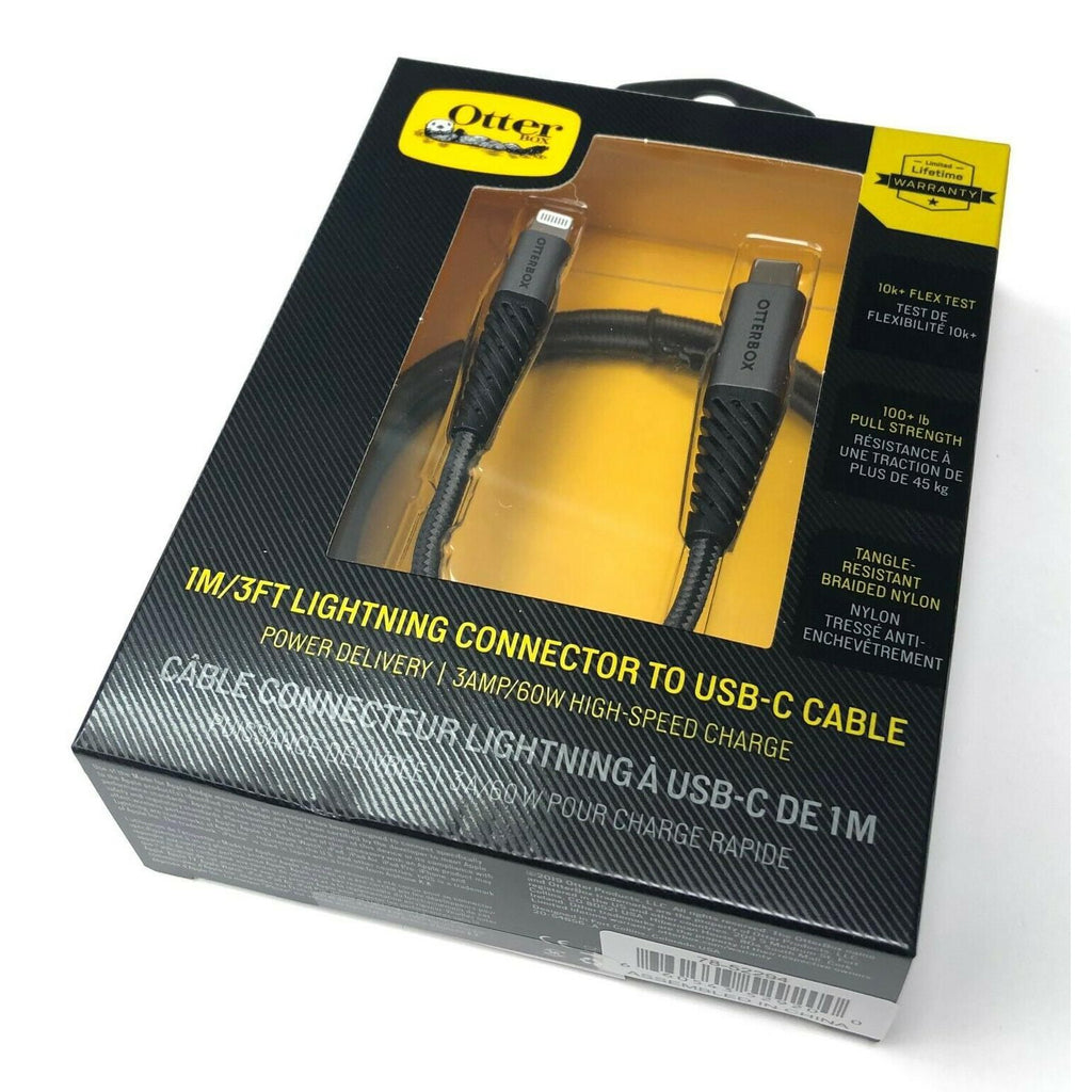OTTERBOX Rugged Strong USB-C to Lightning Cable for Apple iPhone/iPad 1m/2m My Outlet Store