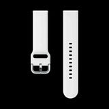 Official Samsung Galaxy Watch with 20mm Band Width Silicone Sport Strap - White My Outlet Store