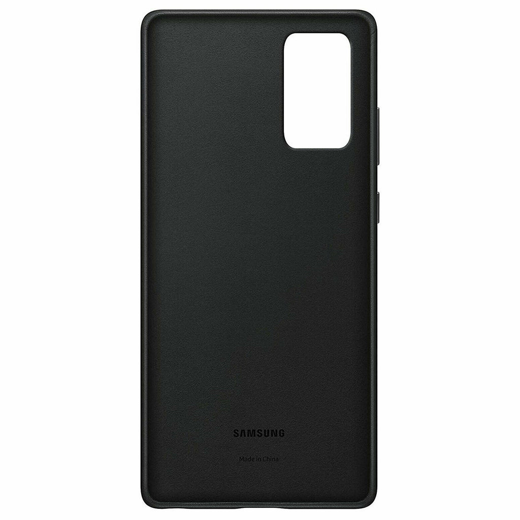Official Samsung Leather Cover Back Case for Galaxy Note 20 & 5G Black My Outlet Store