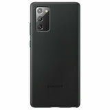 Official Samsung Leather Cover Back Case for Galaxy Note 20 & 5G Black My Outlet Store