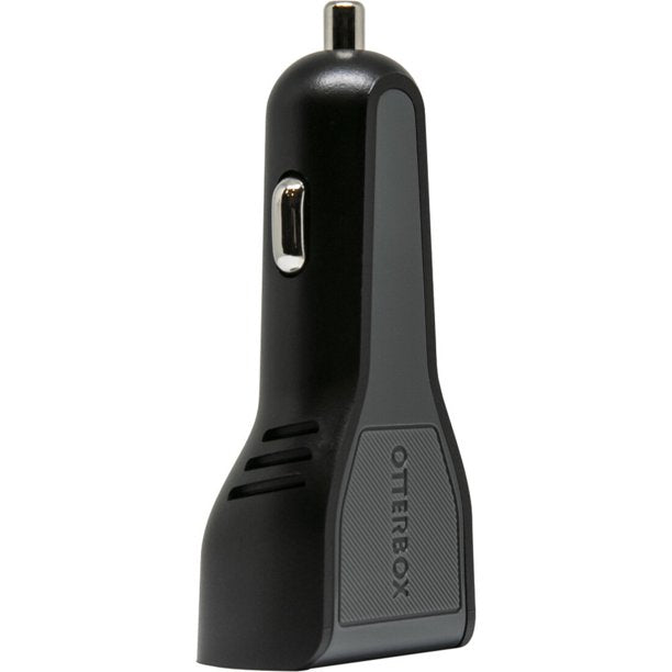 Otterbox USB-C & USB-A Fast Charge Durable Dual Port Car Charger Black My Outlet Store