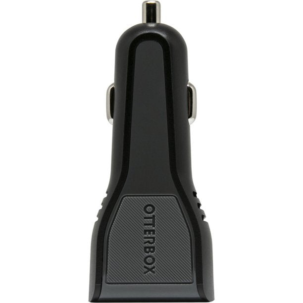 Otterbox USB-C & USB-A Fast Charge Durable Dual Port Car Charger Black My Outlet Store