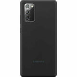 Samsung Galaxy Note 20/5G Stylish Sleek Black Silicone Cover Case My Outlet Store