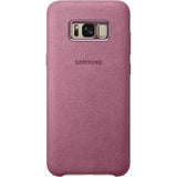 Samsung Galaxy S8+  Alcantara Suede Clip On Protective Case Cover - Pink My Outlet Store