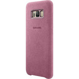 Samsung Galaxy S8+  Alcantara Suede Clip On Protective Case Cover - Pink My Outlet Store