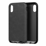 Tech21 Evo Luxe Faux Leather Slim Profile Case Cover for iPhone X/Xs - Black My Outlet Store