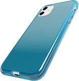 Tech21 Pure Ombre Hardshell Tough Thin Case Cover for iPhone 11 Peppermint Blue My Outlet Store