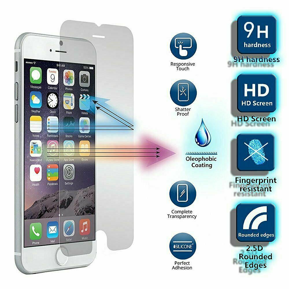 Ultra Slim Tempered Glass Screen Protector for Apple iPhone 6 Plus / 6s Plus My Outlet Store
