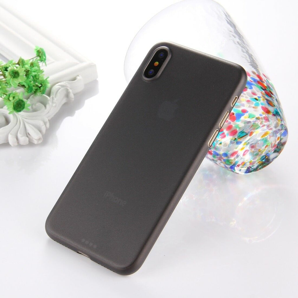 Ultra Thin Apple iPhone Xs Max Slim Hard 0.3mm Cover Case Skin Air Case Black My Outlet Store