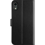 XQISIT 360 Slim Wallet Selection Protective Stand Case for iPhone XR 6.1" Black My Outlet Store