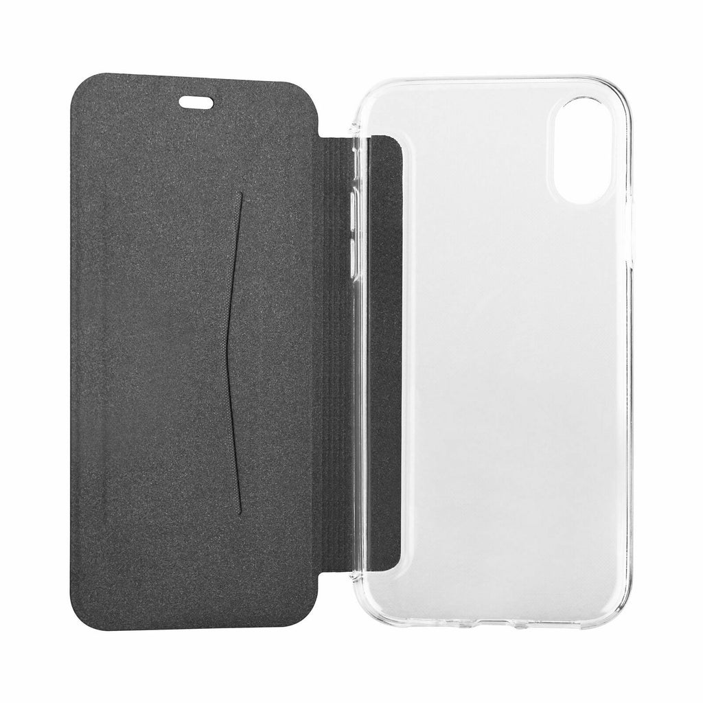 Xqisit Adour Apple iPhone XS Max Flap Cover Wallet Pouch Case Black My Outlet Store