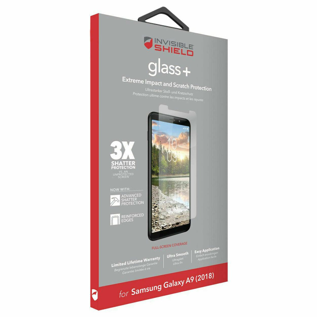 ZAGG InvisibleShield Glass+ Screen Protector for Samsung Galaxy A9 2018 Clear My Outlet Store