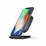 ZENS iPhone X Xs Max Fast Wireless Charger Pad/Stand 10W FAST Universal Qi Black My Outlet Store