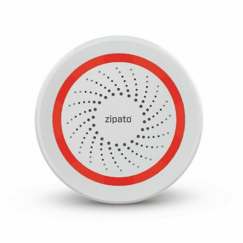 Zipato Z-Wave Multisound Indoor Siren White Smart Home Technology My Outlet Store