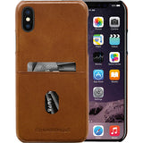 dbramante1928 Tune CC Real Luxury Leather Cover for Apple iPhone X/XS - Tan My Outlet Store