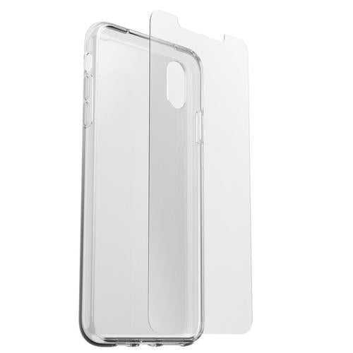 OtterBox Clearly Protected Skin + Alpha Glass Bundle for iPhone Xs Max - Clear My Outlet Store