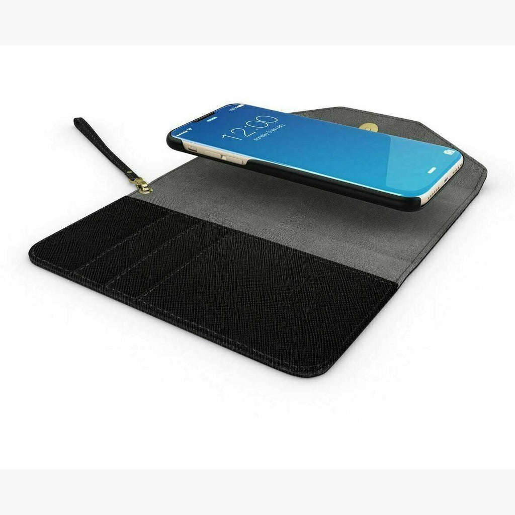 iDeal Of Sweden Mayfair Clutch Magnetic Wallet in Black Design for iPhone X / Xs My Outlet Store