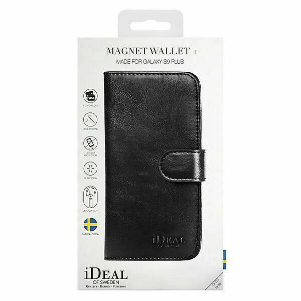 iDeal of Sweden Wallet Case Cover for Samsung Galaxy S9 Plus / S9 – Black/Brown My Outlet Store