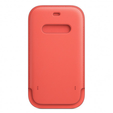 Apple iPhone 12 / 12 Pro Leather Sleeve with MagSafe - Pink Citrus My Outlet Store