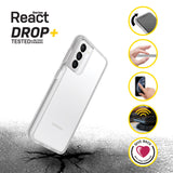 OtterBox Galaxy S21+ 5G React Tough Back Case Cover - Clear My Outlet Store