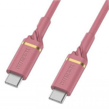 Otterbox Fast Charge USB-C to USB-C (3FT) (1M) Cable - Rose Sparkle My Outlet Store