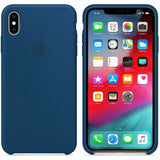 Apple Silicone Case Cover for iPhone Xs Max Retail Packed Blue Horizon My Outlet Store