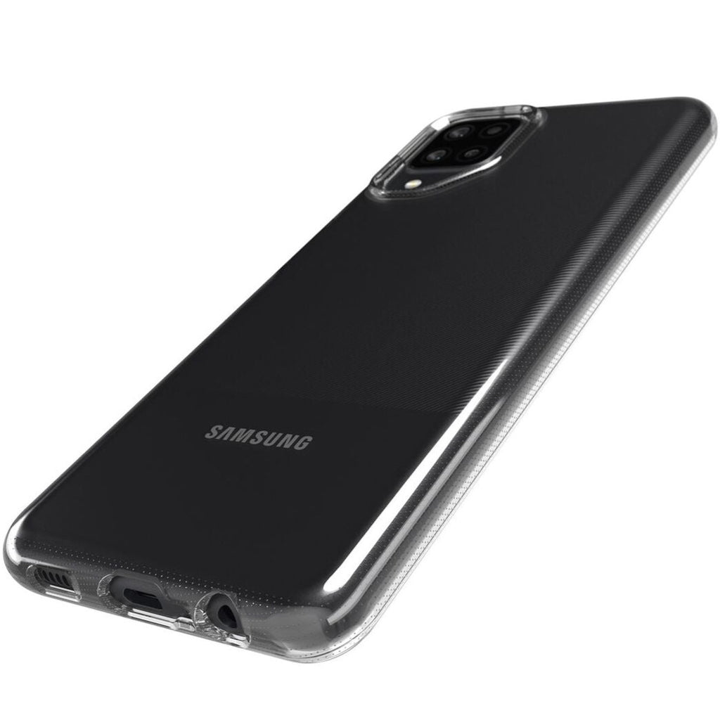 tech21 Samsung Galaxy A12 EvoLite Antimicrobial Tough Clear Back Case Cover My Outlet Store