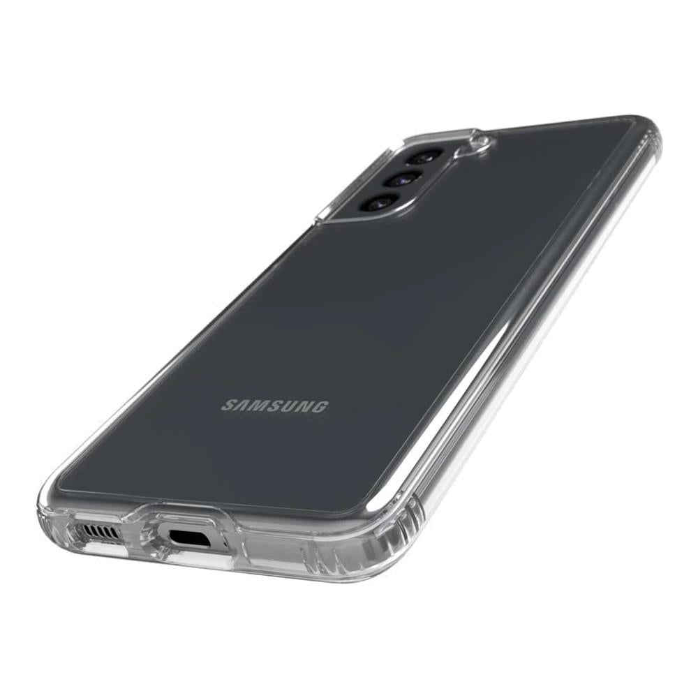 tech21 Samsung Galaxy S21 5G Antimicrobial Strong Tough Clear Back Case Cover My Outlet Store
