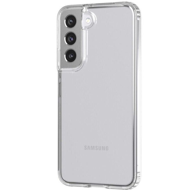 tech21 Samsung Galaxy S22 EvoClear Antimicrobial Tough Clear Case Cover My Outlet Store